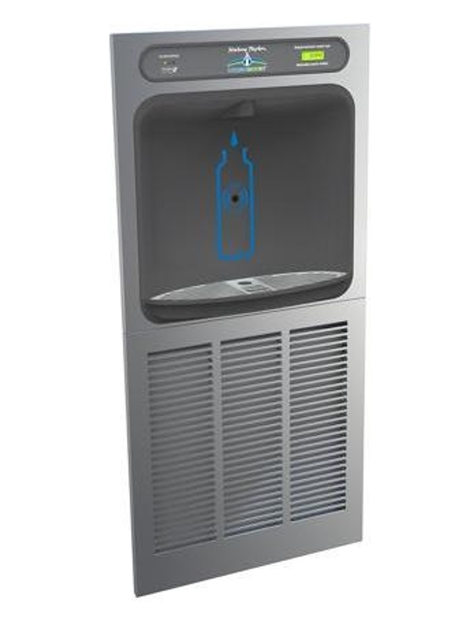 Halsey Taylor HTHBGRN8-WF HydroBoost In-Wall Bottle Filling Station, High  Efficiency, Filtered, 8 GPH, Stainless Steel, with Mounting Frame