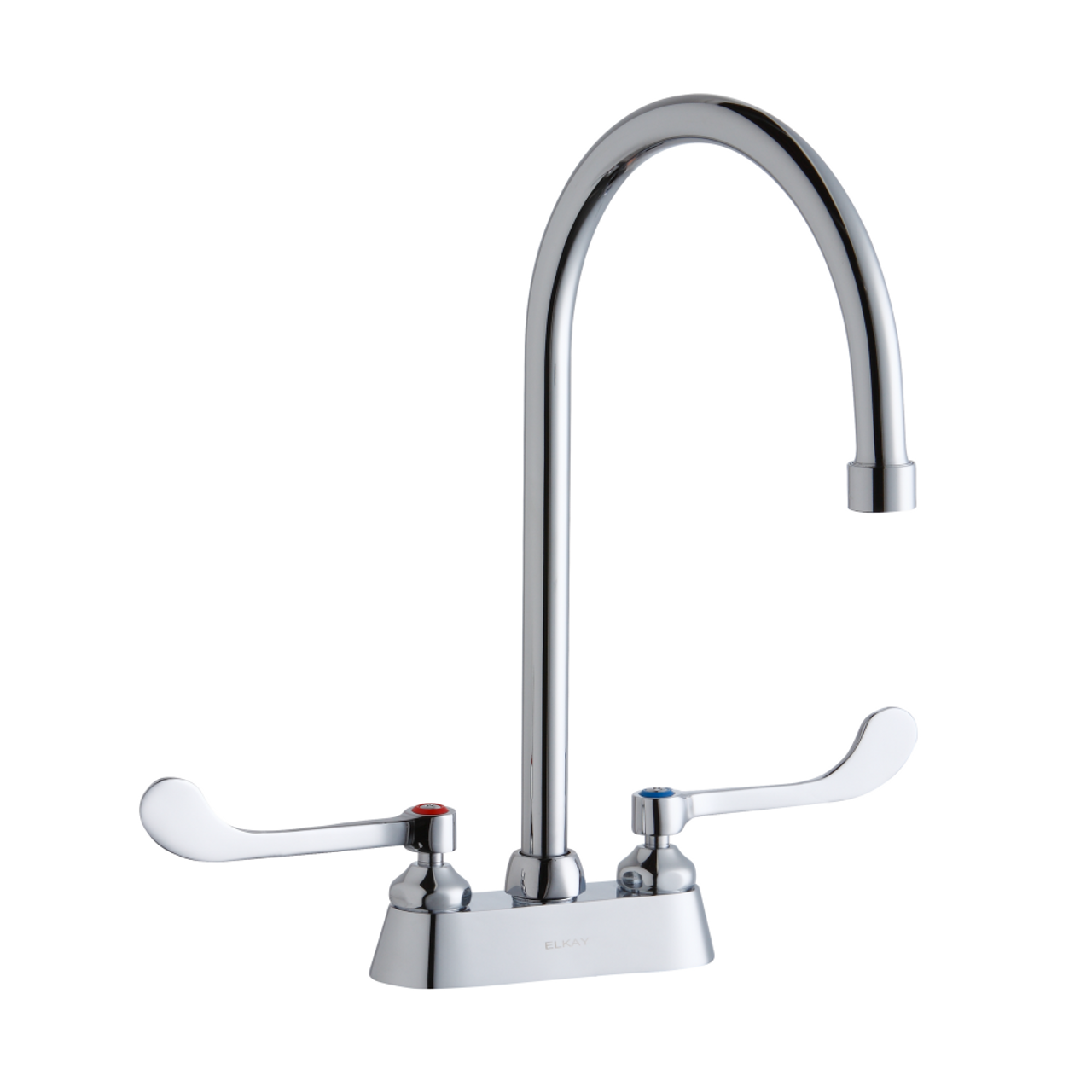 Elkay LK69CH Commercial Service/Utility Single Hole Wall Mount Faucet with  Hose End, Chrome 並行輸入品