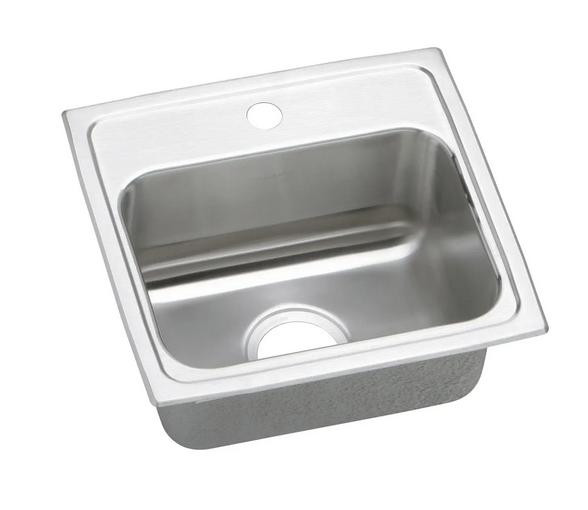 Elkay LRAD1716401 Lustertone Single Bowl Top Mount ADA Sink