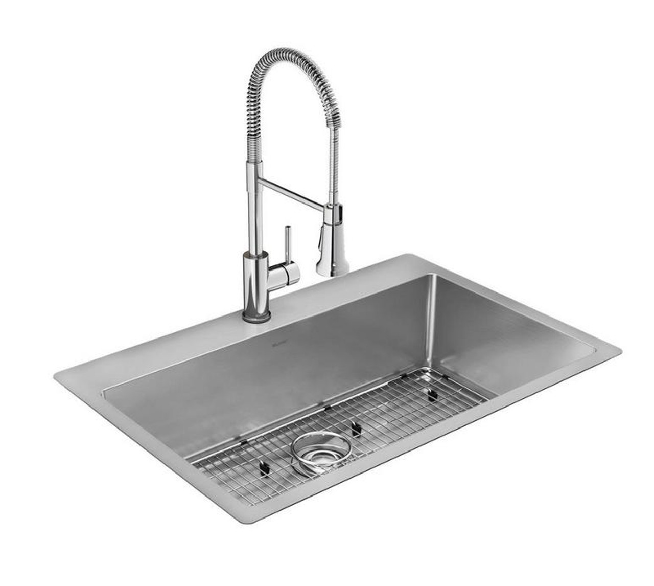 Elkay ECTSRS33229TFC Crosstown Single Dual Mount Sink