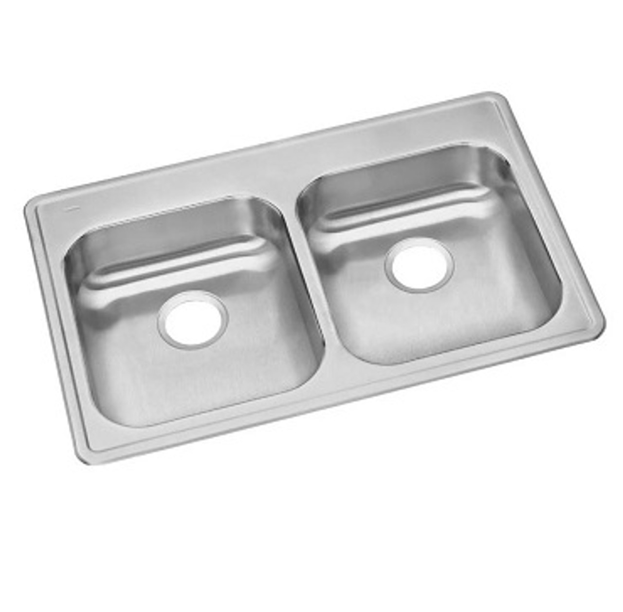 Sink Below EA3枚セット ティーカップ Elkay Quartz Classic 33 x 22 x 10 Offset 60/40 Dbl Drop-in