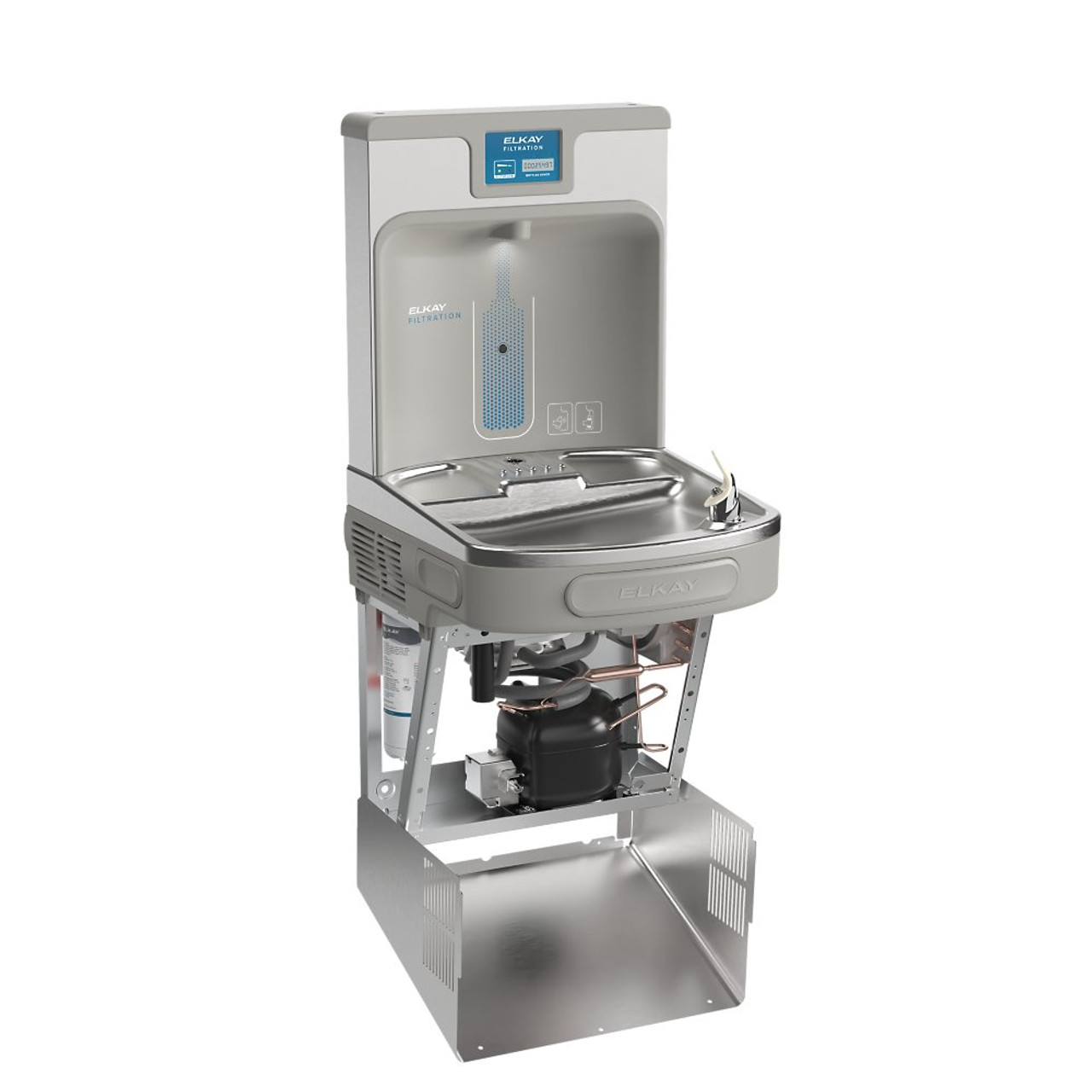 Elkay LZS8WSSP-W1 Enhanced Connected ezH2O Bottle Filling