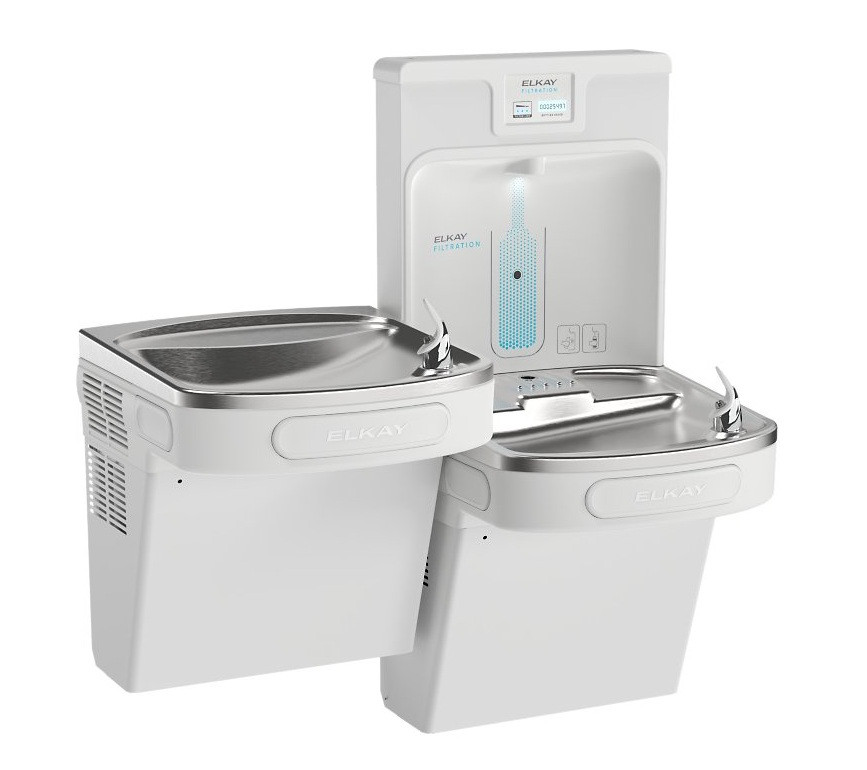 Elkay LZSTL8WSAP-PF Enhanced Bottle Filling Station and Bi Level