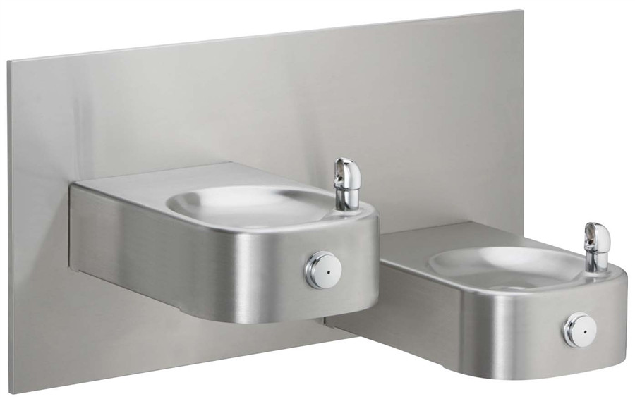 Elkay EDFP217C Drinking Fountain, Soft Sides, BiLevel, Wall Mounted