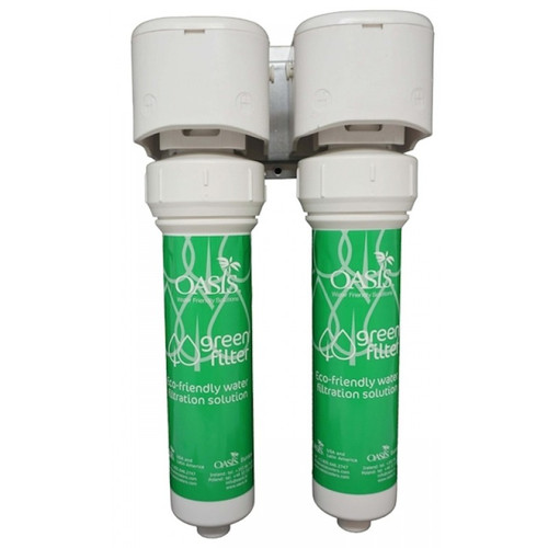 Oasis 037070-2620 Green Filter EZ Turn Two Stage Sediment & Carbon / Phosphate Filter System