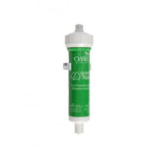 Oasis 037071-004 Green filter EZ CLlP INLINE Single Stage Water Filter, Carbon / Lead / Phosphate