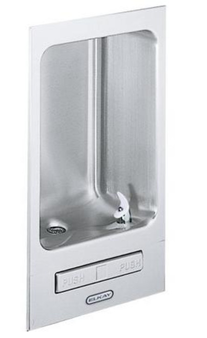 Elkay EDFB12C Wall Mount Fully Recessed Fountain, Non-Filtered, Non-Refrigerated, Stainless Steel