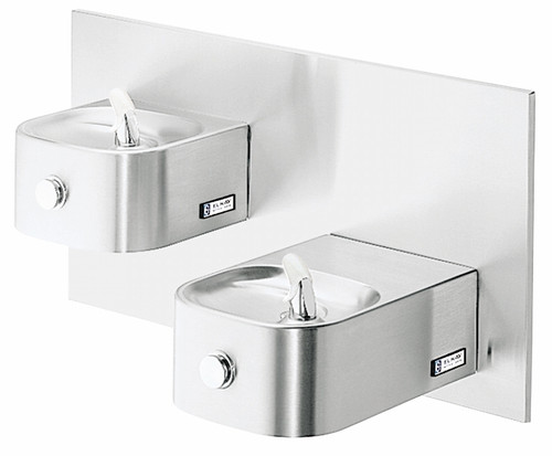 Elkay EDFP217FPK Drinking Fountain, Soft Sides, Bi-Level, Freeze