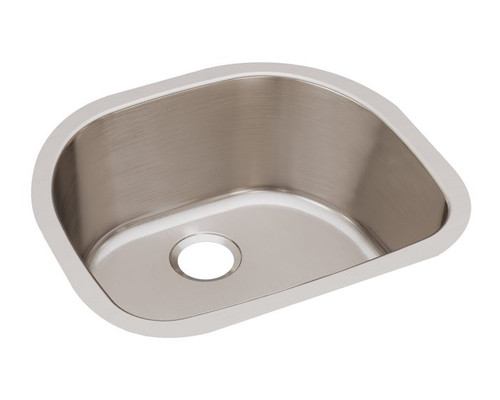 Elkay ELUH2118 Lustertone Classic Stainless Steel 23-5/8" x 21-1/4" x 7-1/2", Single Bowl Undermount Sink