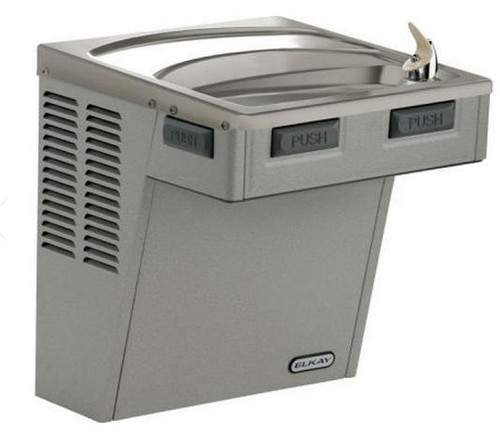 Elkay EMABFDL Drinking Fountain, Mechanically-Activated, ADA, Light Gray Granite, (Non-Refrigerated)