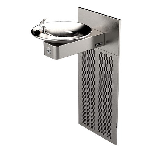 Haws H1001.8HPSHO Touchless Electric Drinking Fountain, Wall Mounted, ADA Compliant, 8 GPH, High Polished Stainless Steel