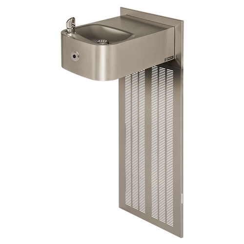 Haws H1109.8HO Touchless Electric Drinking Fountain, Wall Mounted, ADA, 8 GPH, Stainless Steel with Satin Finish