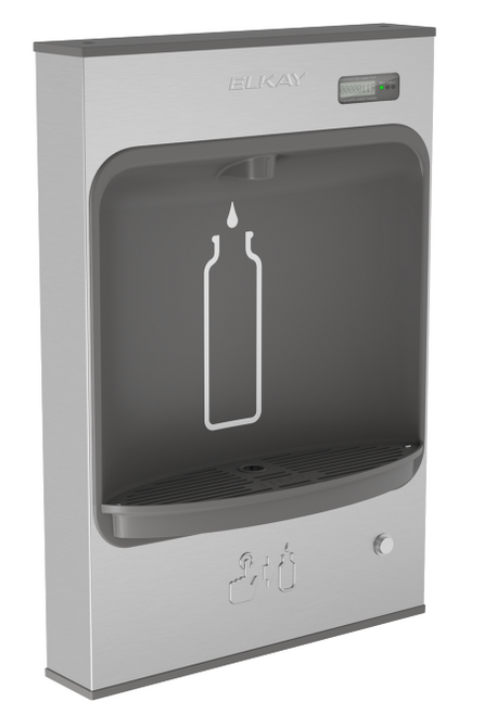 Elkay LMASMB EZH2O Bottle Filling Station, Non-Electric, Filtered, Surface Mounted, Battery Powered Visual Monitor