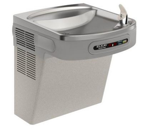 Elkay LZO8L Refrigerated Drinking Fountain, Sensor-Operated, Filtered, Visual Filter Monitor, 8.0 GPH, ADA, Light Gray Granite