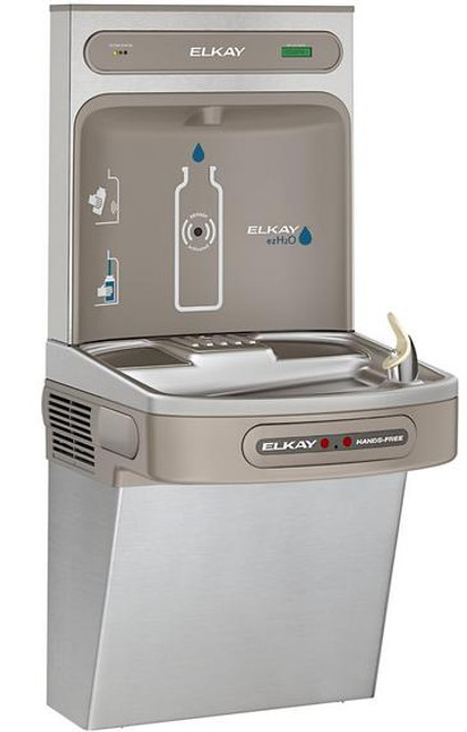 Elkay LZO8WSSK EZH2O Bottle Filling Station with Single ADA Cooler, Hands Free Activation, Filtered, Refrigerated, Stainless