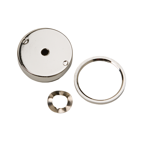 Haws PBA7, Polished Chrome-Plated Brass, Recessed, Push Button Assembly used with Push Button Valve 5874 for Drinking Fountains