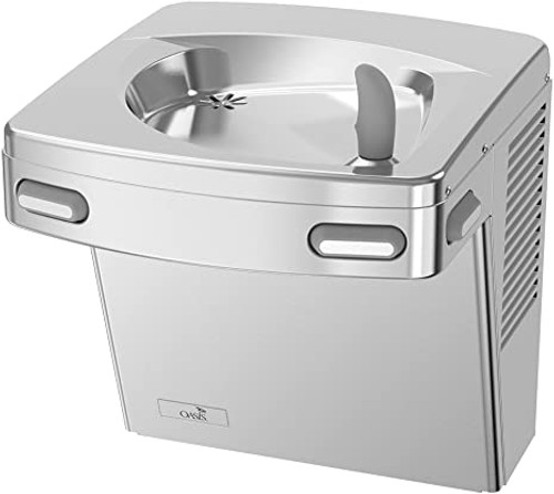 Oasis PGF8AC STN Barrier Free, Filtered, ADA Water Cooler, Refrigerated Drinking Fountain, Stainless Steel