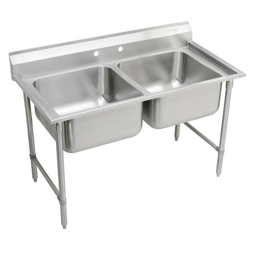 Elkay RNSF82362 Rigidbilt Scullery Sink, Double Compartment, 47 1/4" W x 29 3/4" H