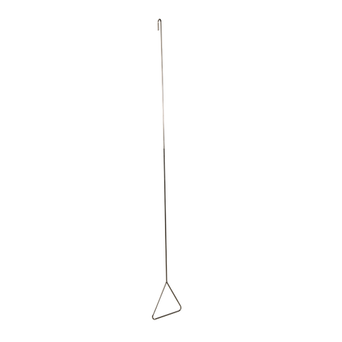 Haws SP204, Pull Rod with Triangular Handle, 56" (142.2 cm) Long, Stainless Steel