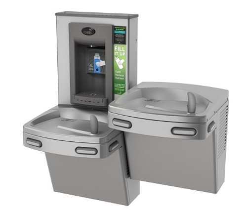 Oasis PGF8EBFSL STN Drinking Fountain Bottle Filler Bi Level