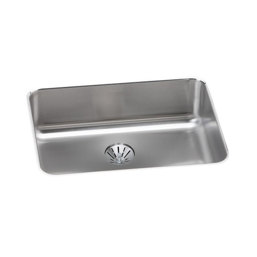 Elkay ELUH2317PD Lustertone Classic Stainless Steel 25-1/2" x 19-1/4" x 8", Single Bowl Undermount Sink with Perfect Drain