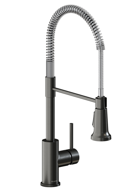 Elkay LK7921SSS Allure Stainless Kitchen Faucet, Satin Stainless Steel by Elkay Elkay LK7921SSS Allure Single Hole Kitchen Faucet w⁄ Lever Handle