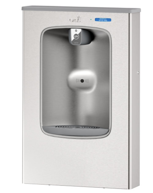 Oasis PWSMEBQ SSA STN 507108 Surface Mounted QUASAR Electronic Bottle Filler Stainless Steel Alcove