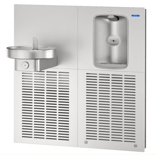Oasis M8EBF SSA RADII Modular Refrigerated Drinking Fountain with Electronic Bottle Filler, Stainless Steel Alcove with Hands Free Activation, ADA, 8 GPH