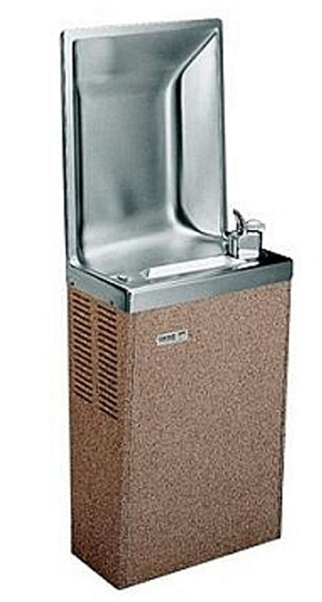 Oasis PLF8S SAN Water Cooler, Refrigerated Drinking Fountain, Semi-Recessed 8 GPH, Sandstone