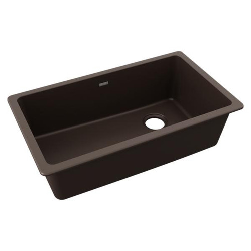 Elkay ELGU13322MC0 Quartz Classic 33" x 18-3/4" x 9-1/2", Single Bowl Undermount Sink Mocha