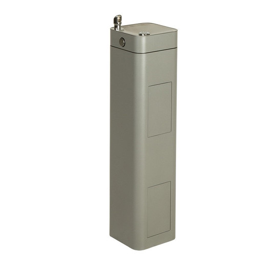 Haws 3601 drinking fountain shown. 3601FR includes freeze resistant push button.