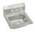 Elkay CHSB17162 Stainless Steel 16-3/4" x 15-1/2" x 13", Single Bowl Wall Hung Handwash Sink