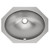 Elkay ELUH1511 Asana Stainless Steel 18" x 14" x 6", Single Bowl Undermount Bathroom Sink with LKF293 Overflow Assembly