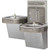 Elkay EZSTL8WSSK ezH2O Bottle Filling Station and Versatile Bi-Level ADA Cooler, Non-Filtered, Refrigerated, Stainless