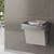 Elkay LZS8L Refrigerated Drinking Fountain, Filtered, 8.0 GPH Water Cooler, ADA, Pushbar Controls on Front and Sides, Light Gray Granite