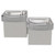 Elkay LZSTL8LC Versatile Wall Mount Bi-level ADA Cooler, Filtered, Refrigerated, Light Gray Granite