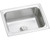 Elkay DLFR251910PD Lustertone Stainless Steel 25" x 19-1/2" x 10-1/8", Single Bowl Drop-in Sink with Perfect Drain