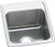 Elkay DLR1720100 Lustertone Stainless Steel 17" x 20" x 10-1/8", 0-Hole Single Bowl Drop-in Sink, No Faucet Holes