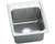 Elkay DLRQ172210 Lustertone Stainless Steel 17" x 22" x 10-1/8", Single Bowl Drop-in Sink with Quick-clip