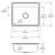 Elkay LR2521 Lustertone Classic Stainless Steel 25" x 21-1/4" x 7-7/8", Single Bowl Drop-in Sink