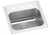 Elkay LRAD171665PD1 Lustertone Classic Stainless Steel 17" x 16" x 6-1/2", 1-Hole Single Bowl Drop-in ADA Sink with Perfect Drain