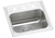 Elkay LRAD171665PD Lustertone Classic Stainless Steel 17" x 16" x 6-1/2", Single Bowl Drop-in ADA Sink with Perfect Drain