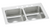 Elkay LRQ3321 Lustertone Classic Stainless Steel 33" x 21-1/4" x 7-7/8", Equal Double Bowl Drop-in Sink with Quick-clip