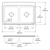 Elkay LRQ3322 Lustertone Classic Stainless Steel 33" x 22" x 8-1/8", Equal Double Bowl Drop-in Sink with Quick-clip