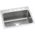 Elkay DLSR2722105 Lustertone Classic Stainless Steel 27" x 22" x 10", 5-Hole Single Bowl Dual Mount Sink