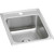 Elkay LR1722PD1 Lustertone Classic Stainless Steel 17" x 22" x 7-5/8", 1-Hole Single Bowl Drop-in Sink with Perfect Drain