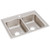 Elkay LR29221 Lustertone Classic Stainless Steel 29" x 22" x 7-5/8", 1-Hole Equal Double Bowl Drop-in Sink