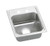 Elkay LRAD1522552 Lustertone Classic Stainless Steel 15" x 22" x 5-1/2", 2-Hole Single Bowl Drop-in ADA Sink