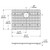 Elkay CTXOBG2215 Crosstown Stainless Steel 22-1/2" x 15-1/2" x 1-1/4" Bottom Grid with Rear Center Drain Opening
