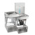 Elkay LZSTL8WSAP Enhanced Filtered Bottle Filling Station and Bi-Level ADA Cooler, Lead Reduction, Drop Down Wrapper, Refrigerated, Arctic White